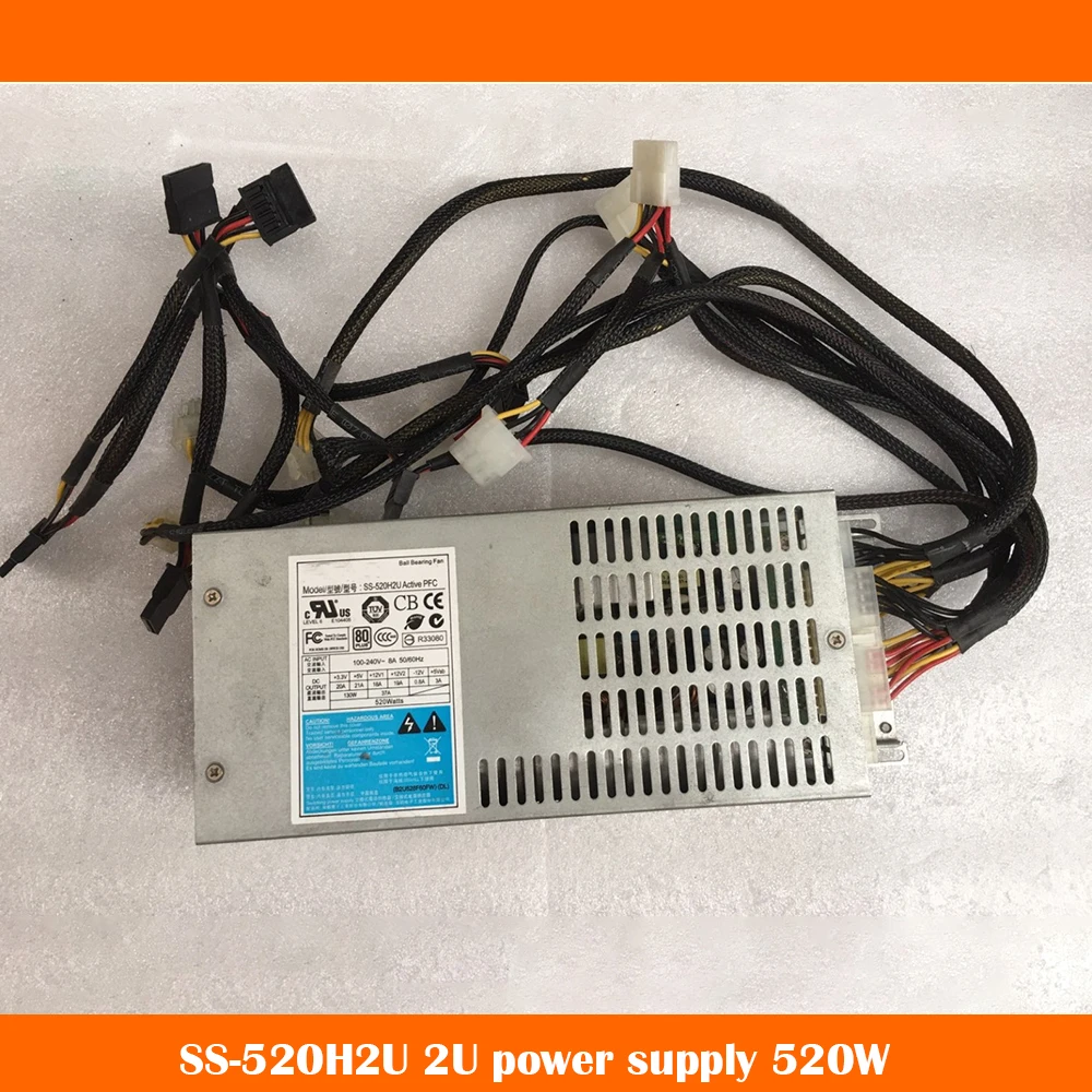 SS-520H2U 2U 520W Original For Seasonic Industrial Server Power Supply Has Been Fully Test Before Shipping