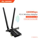 WiFi 6 1800 Мбитс PCI-E bluetooth беспроводной адаптер MT7921 чип BT 5,2 pci express сетевая карта CF-AX180pro антенной для Win 1011