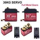 Водонепроницаемый металлический сервопривод TD-8130MG 30 кг 25T, цифровой сервопривод 180 270 360 градусов для радиоуправляемых моделей автомобилей, запчасти для радиоуправляемых моделей