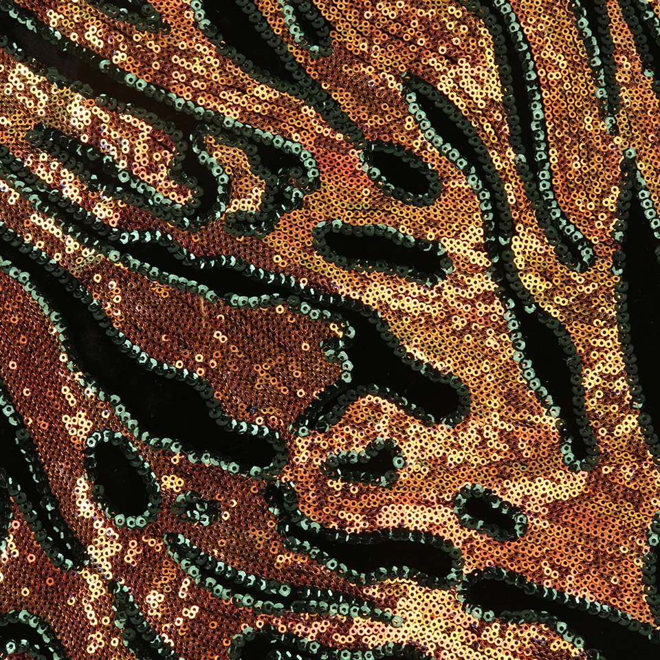 

Hot Sale French Lace Fabric 2019 Sequence Lace Fabric New Velvet Sequins Lace Fabric for Women Dresses KS3029B