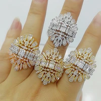kellybola gorgeous luxury rings charm aaa baguette cut cubic zircon wedding rings for women shiny stone party wedding jewelry