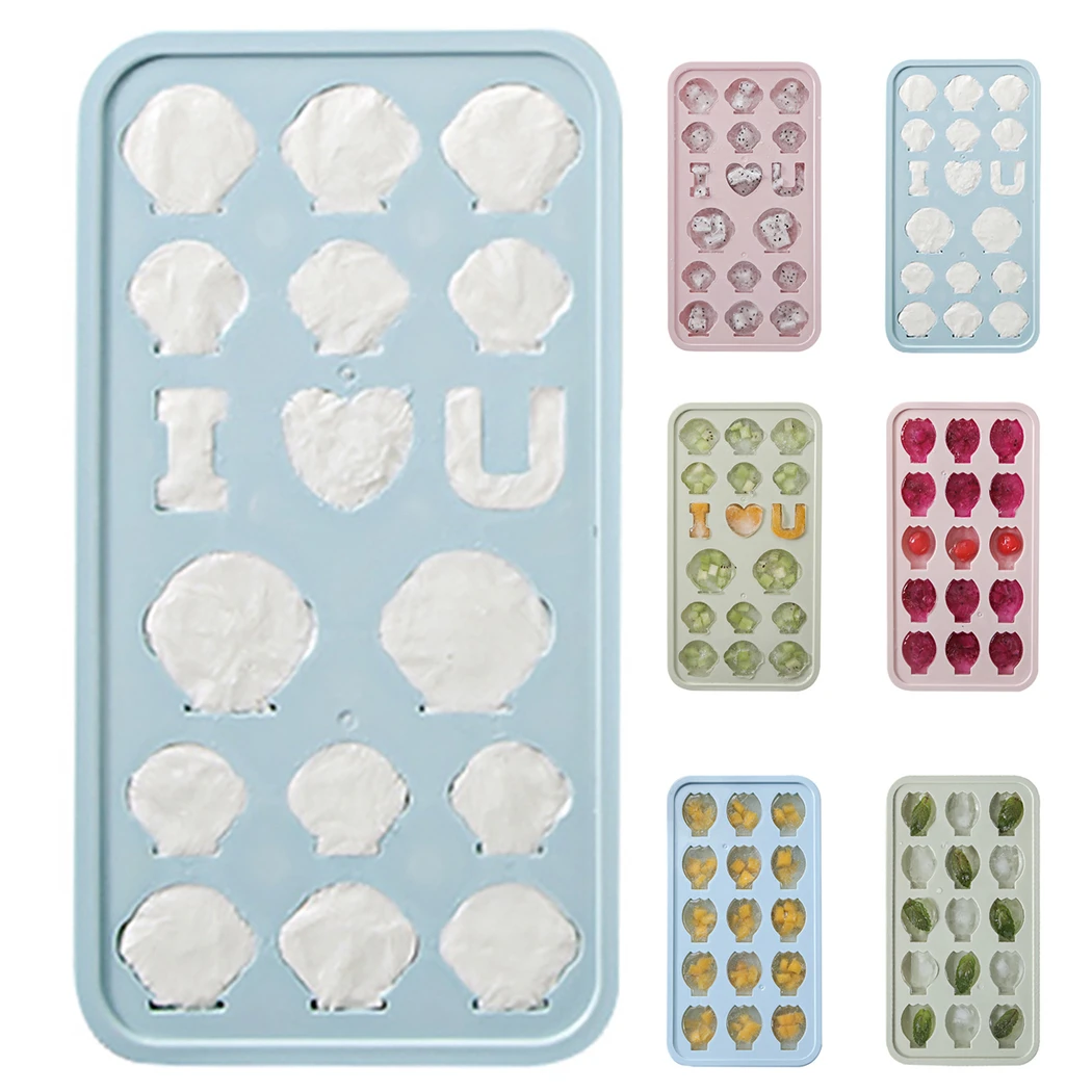 17 сеток силиконовая форма квадратной формы для льда лоток Фруктового мороженого