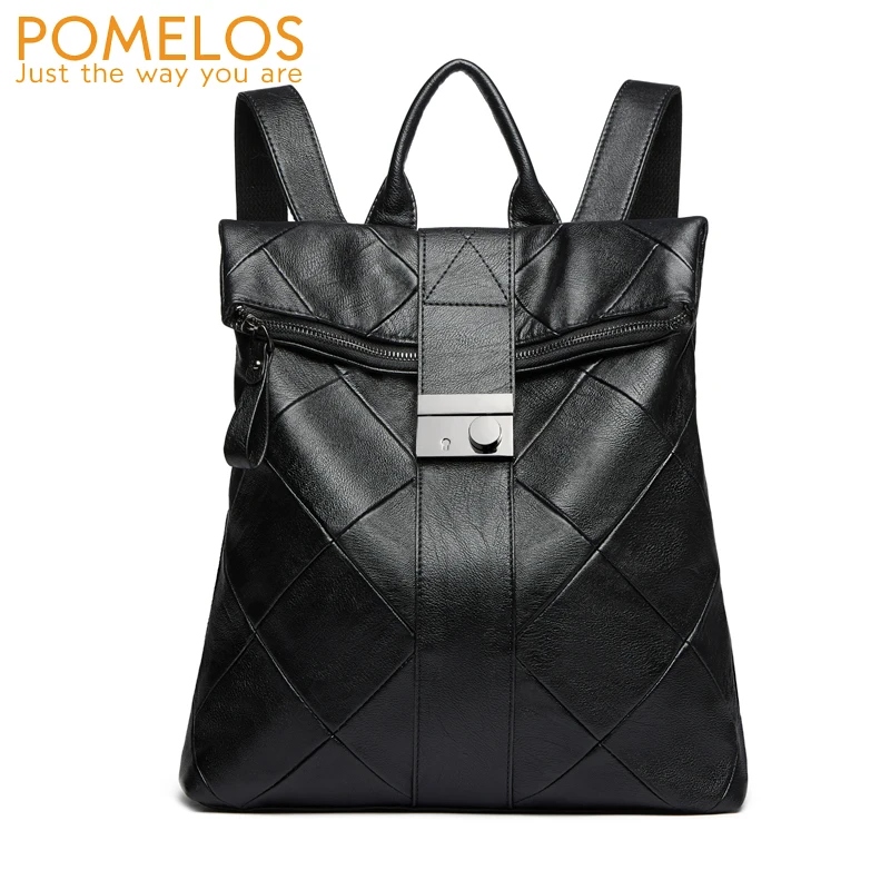 Женский рюкзак POMELOS высококачественный дизайнерский из синтетической кожи с