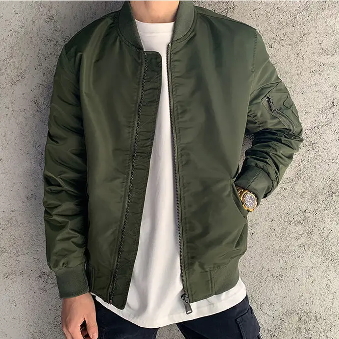 

2021 Spring and Autumn Baseball Uniform Air Force Pilot Jacket Casual Loose Coat Men's Fashion Brand Tooling Men's Top