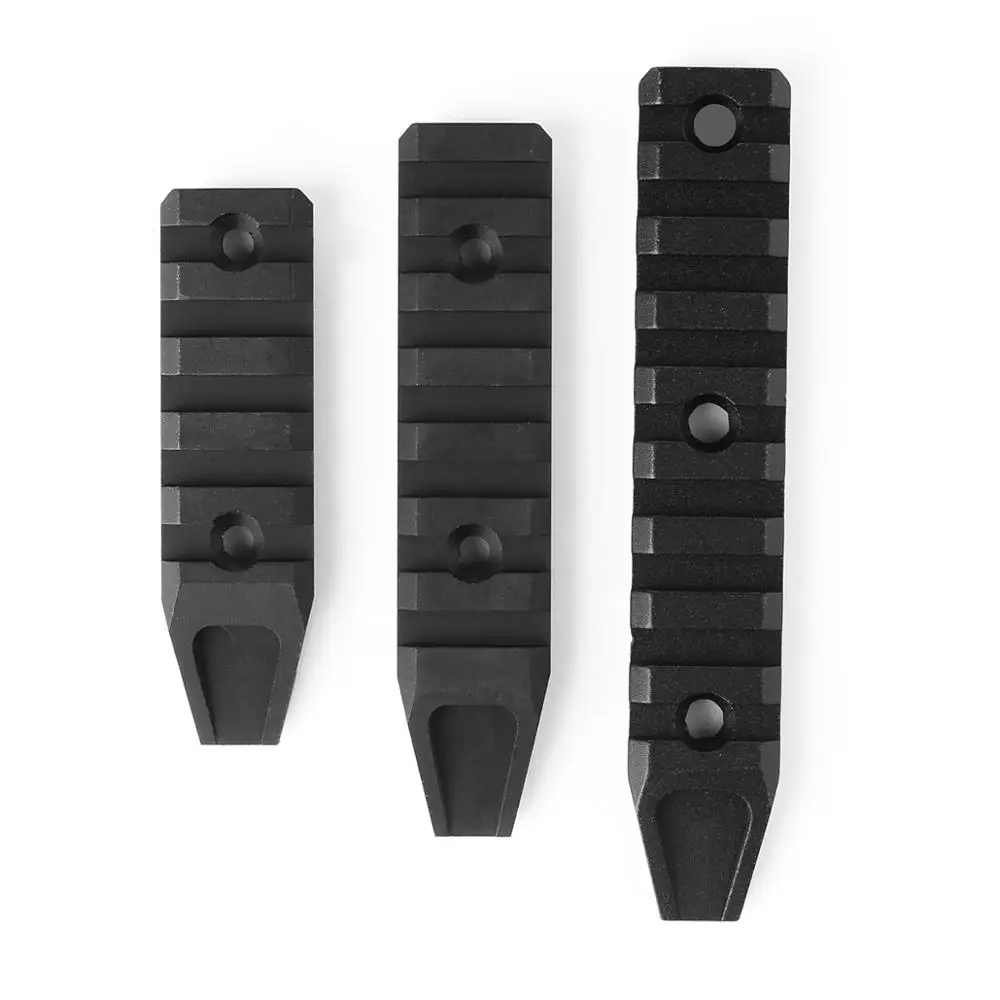 Рельсовая накладка с винтовой гайкой Keymod M-Lok Picatinny 5/7/9 слотов | Спорт и развлечения