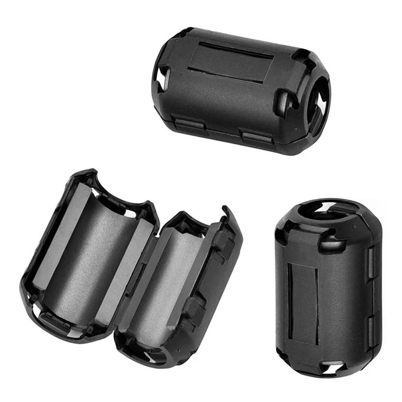 Ферритовый фильтр магнитного кольцевого сердечника клип на RFI EMI Шум подавитель 3