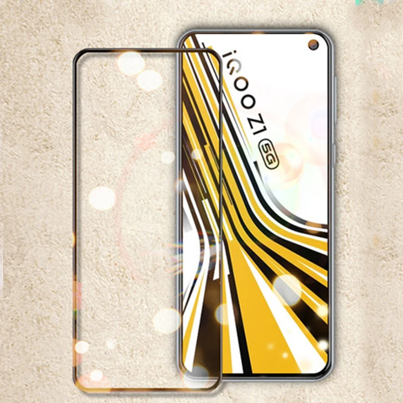 3D полное клеевое закаленное стекло для Vivo IQOO Z1 5G покрытие Защитная пленка экрана