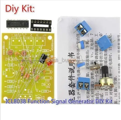 ICL8038 функция генератор сигналов Модуль синусоида треугольная волна квадратная |