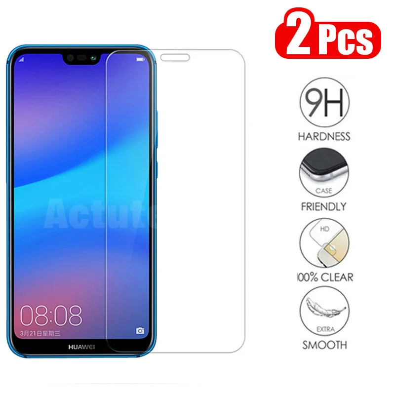 2Pcs/lot Full Tempered Glass For Huawei P30 Lite Screen Protector P20 Pro P10 Honor 8 9 10 8X | Мобильные телефоны и