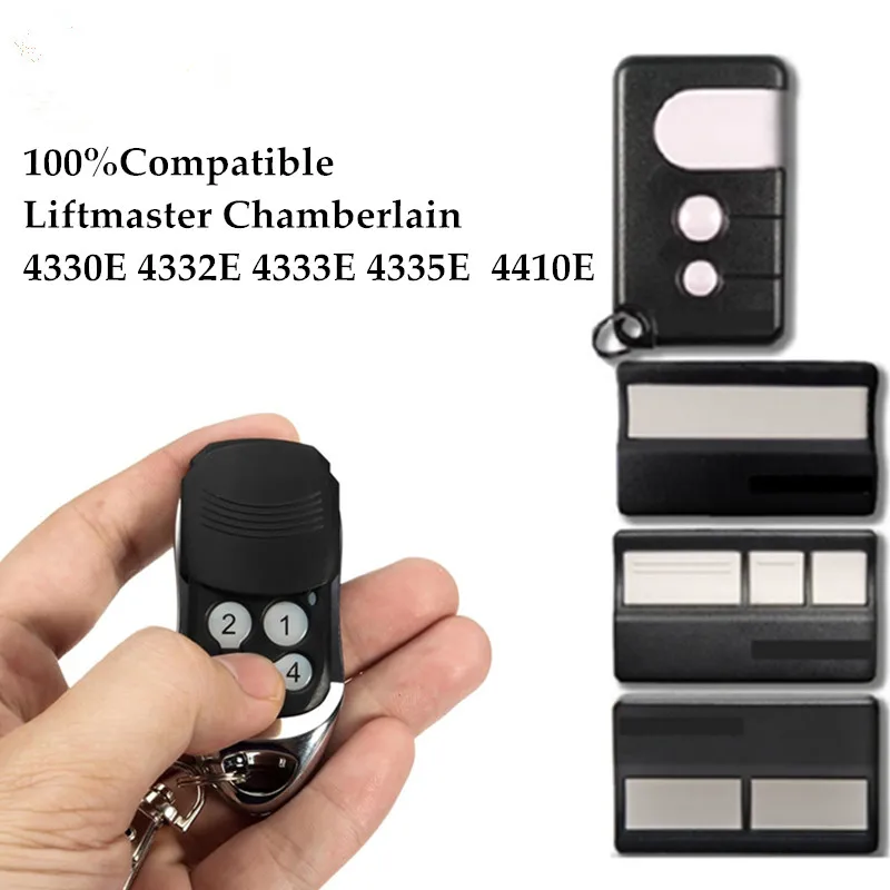 

433.92MHz Chamberlain Liftmaster 4335E Compatible Remote Control Liftmaster Garage Gate Door Opener Keyfod Command Rolling Code