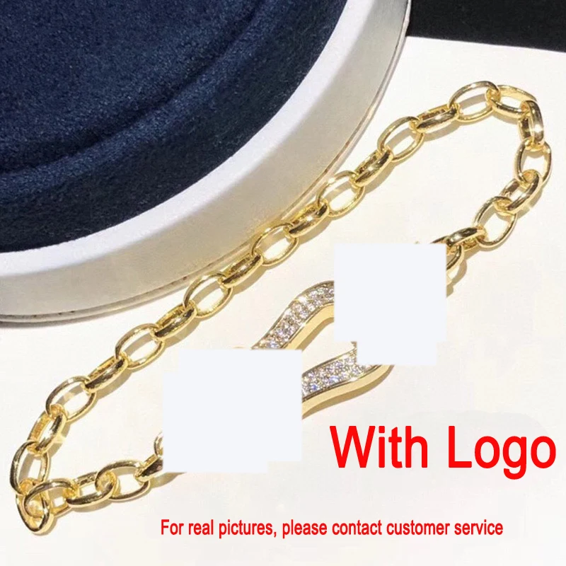 Аксессуары оптом новый белый золотой U-образный браслет Пара классический