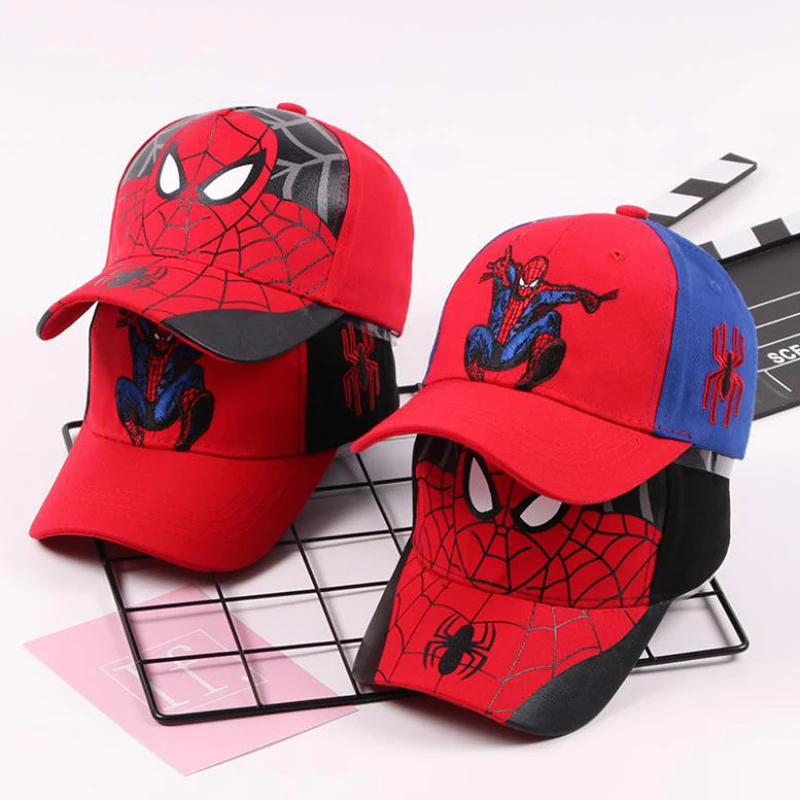 Детская хлопковая бейсболка с вышивкой и мультяшным принтом | Спорт развлечения