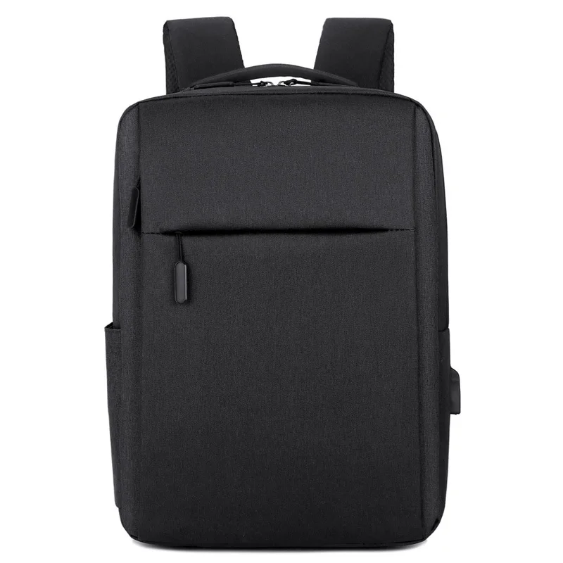 new solid color backpack mens simple leisure outdoor sports backpack business computer travel backpack free global shipping