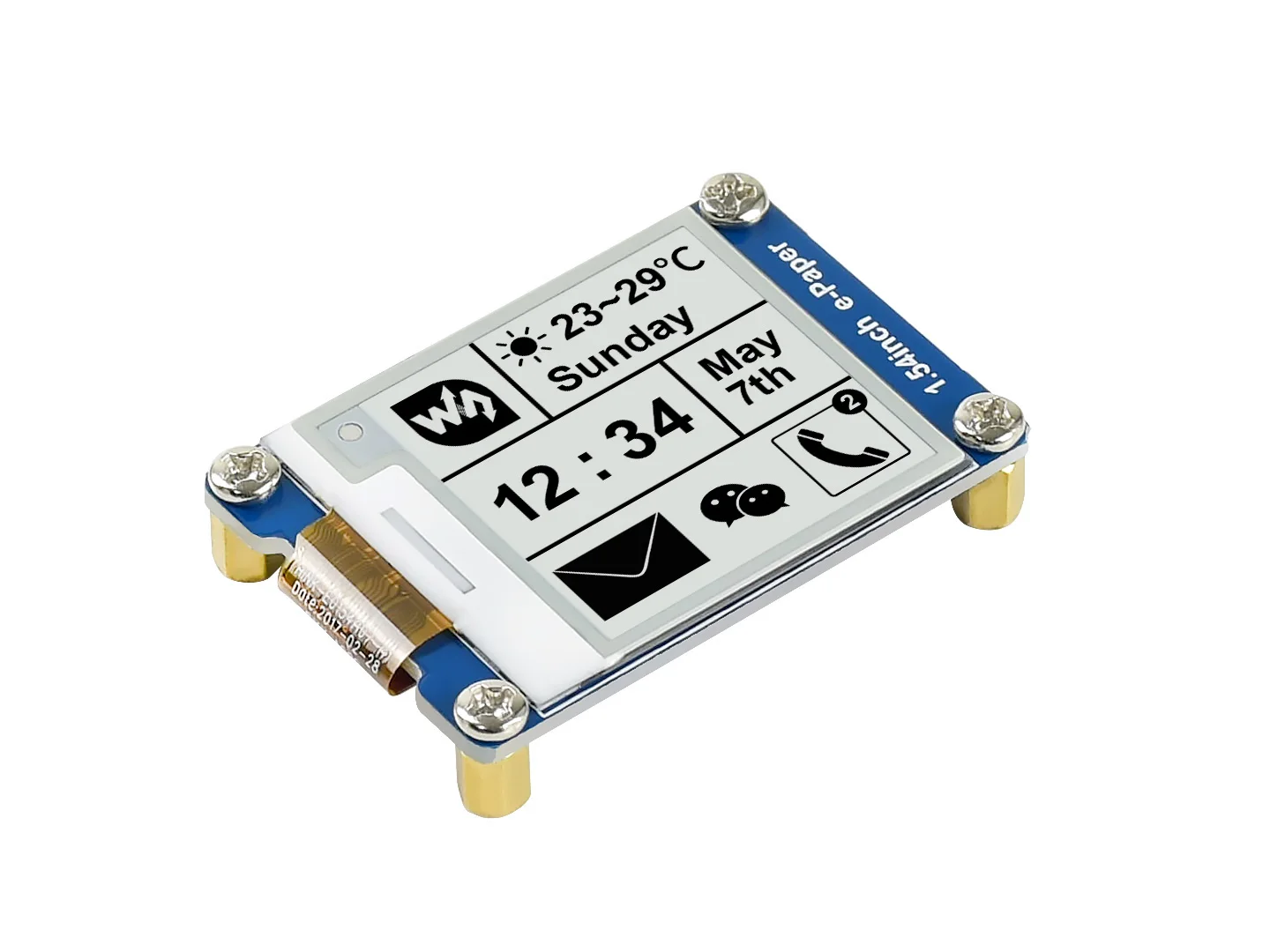 Waveshare 1 54 дюйма E Ink модуль дисплея SPI интерфейс черный/белый два цвета e дисплей