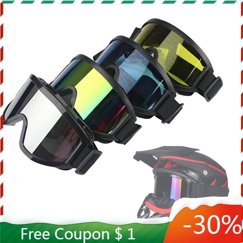 Защитные очки для мотокросса мотоциклетные квадроцикла горнолыжный шлем