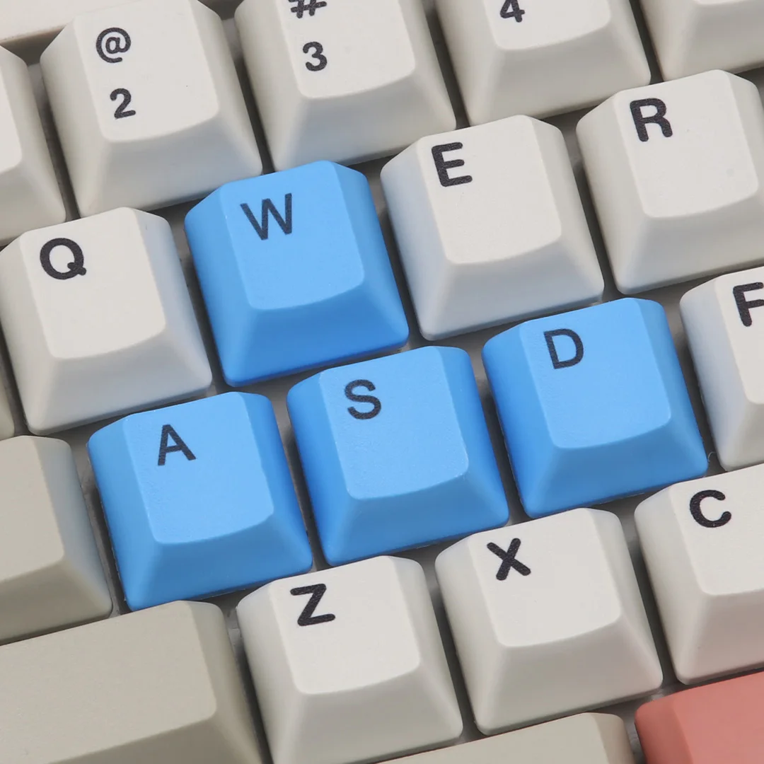 Кепка acitive Keyboard WASD PBT для ключей s синий розовый фиолетовый красный желтый зеленый