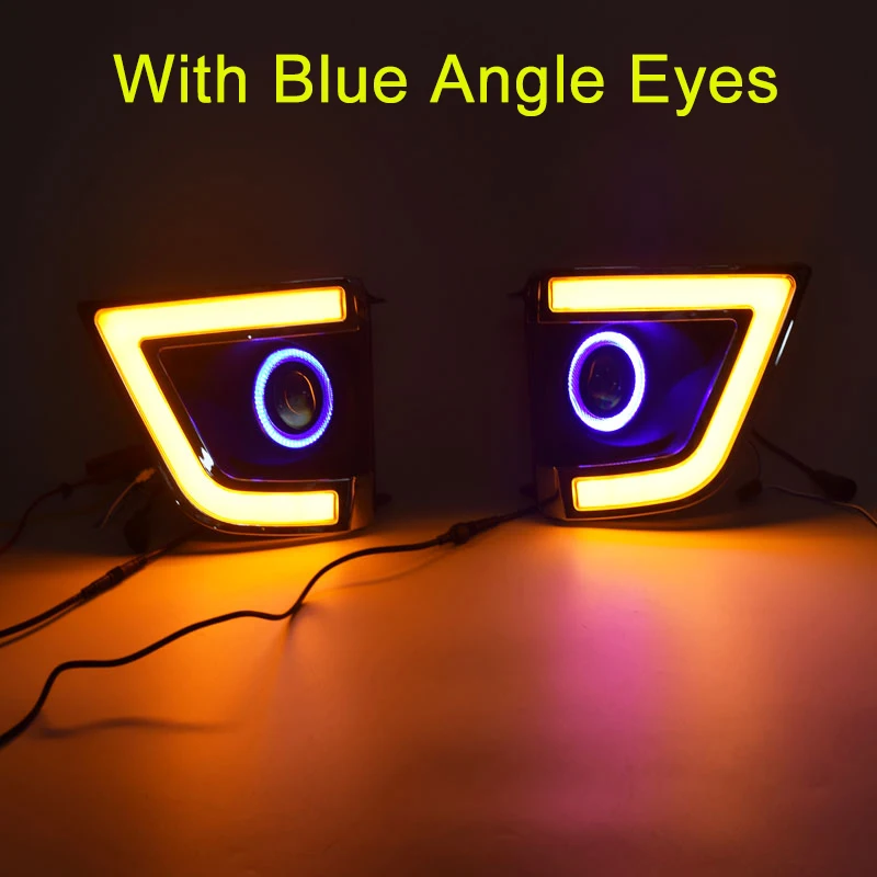 

1 Pair Car Styling LED DRL LED Daytime Running Light Replace Fog Lamp Cover Day Running Lights For Toyota Corolla 2014 2015 2016