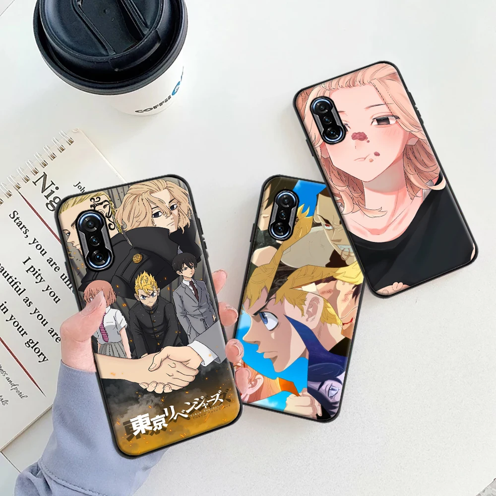 

Tokyo Avengers Japan Anime Phone Case For Xiaomi POCO X3 Pro X3 NFC F3 Pro GT M3 Pro For POCO Coque Soft TPU Funda Back Cover