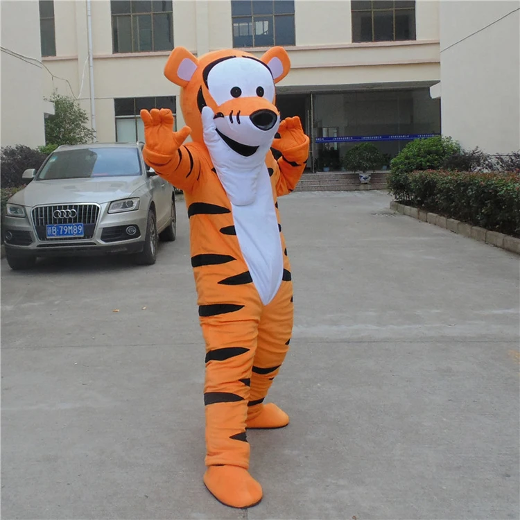 Милый костюм талисмана тигра мультяшный персонаж косплей для взрослых размер