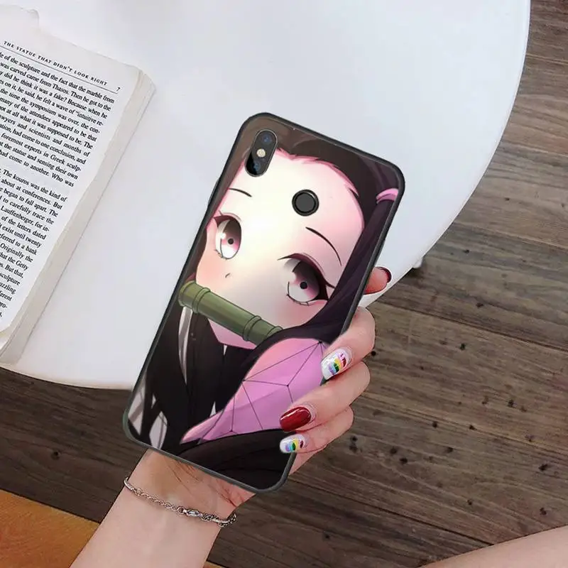 

Kimetsu no Yaiba Japanese anime luxury design Phone Case cover For Xiaomi Redmi note 7 8 9 t k30 max3 9 s 10 pro lite