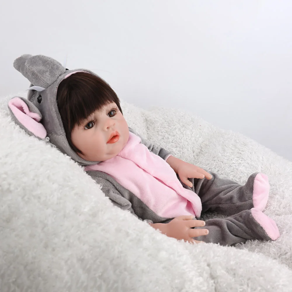 Reborn Baby Doll полное виниловое покрытие игрушки для ванной силиконовый детский