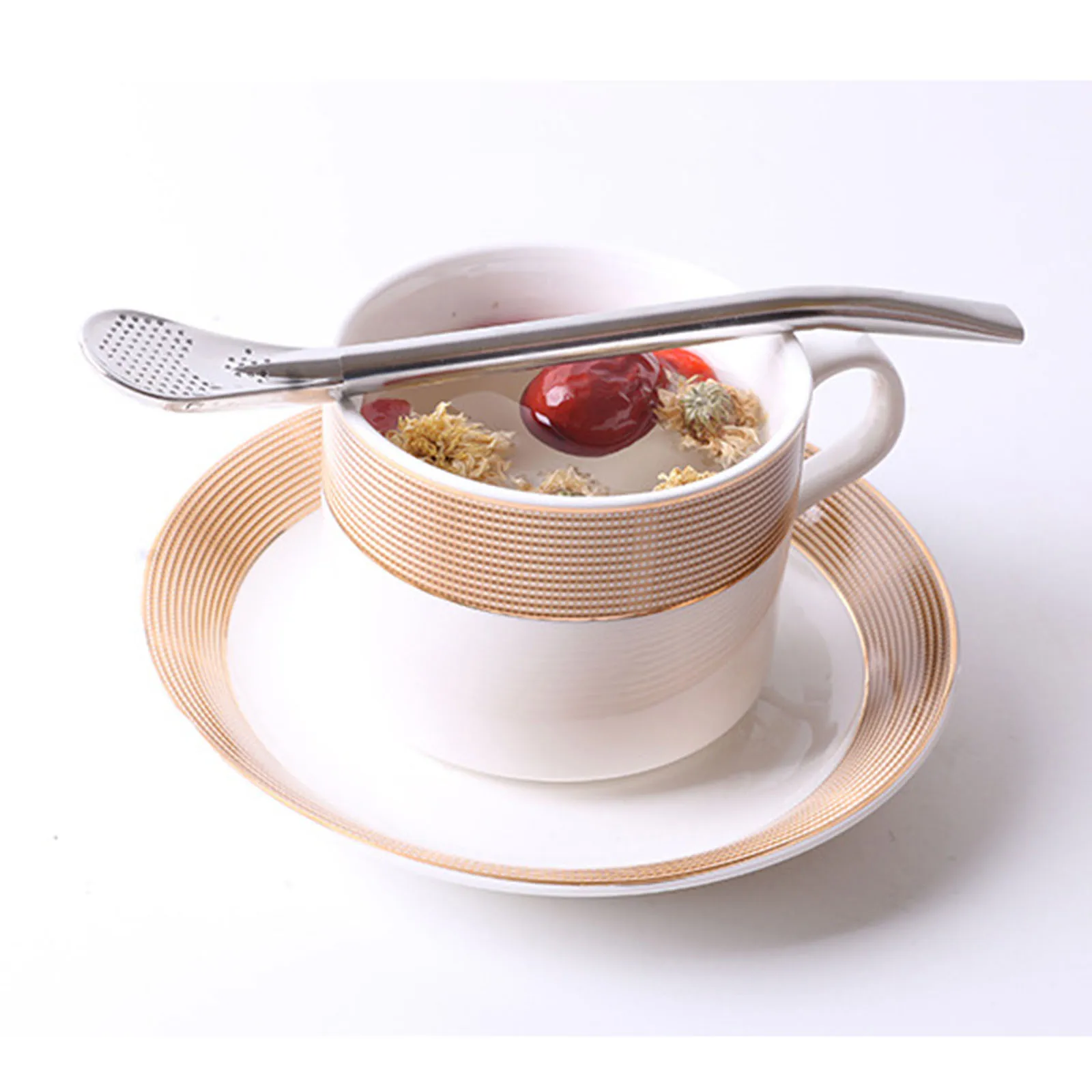 Трубочкой ложка моющиеся бар многоразовые Чай инструменты Bombilla тыква аксессуары