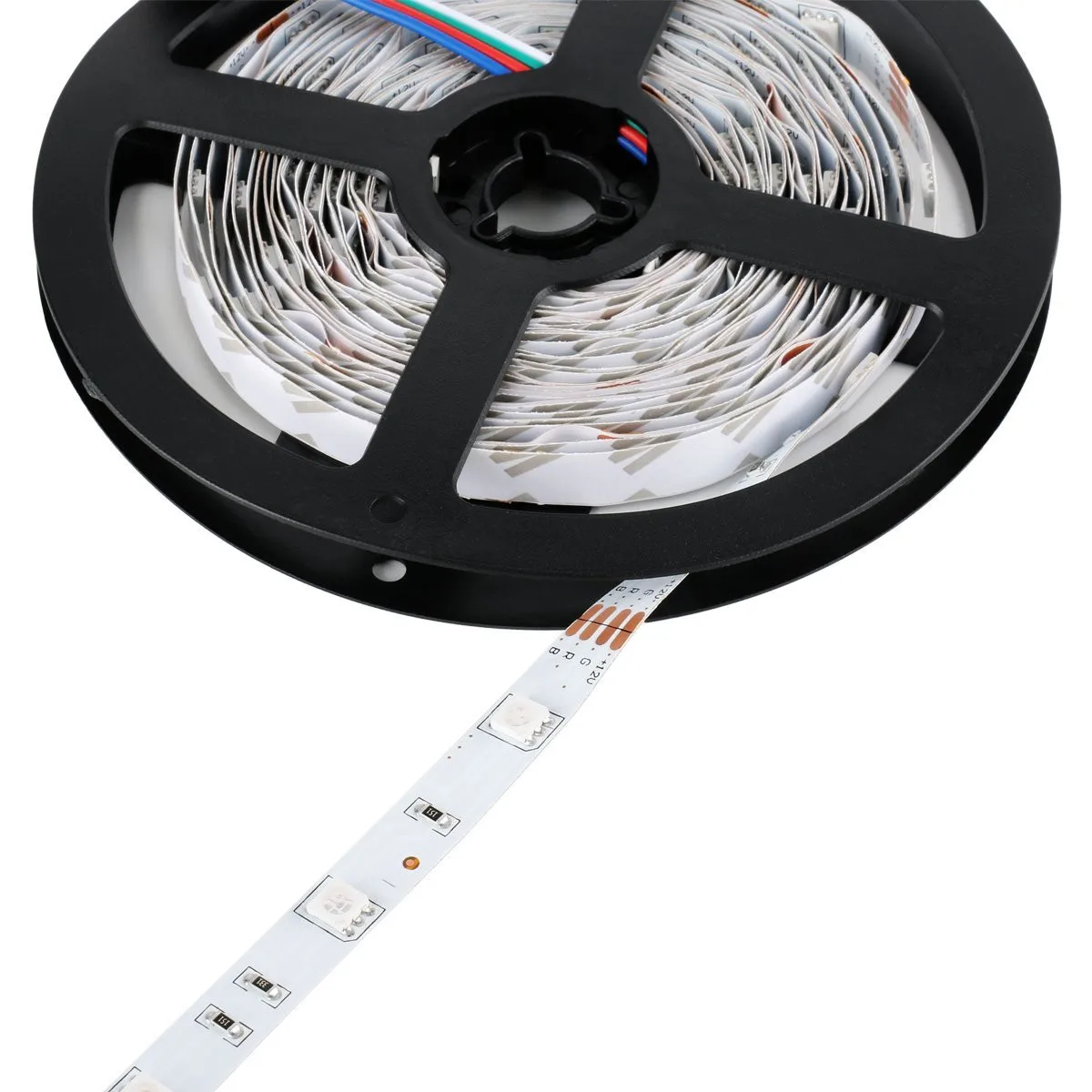 1 шт. Светодиодная лента 5 М 5050 RGB SMD светодиодный водонепроницаемый гибкий полоса