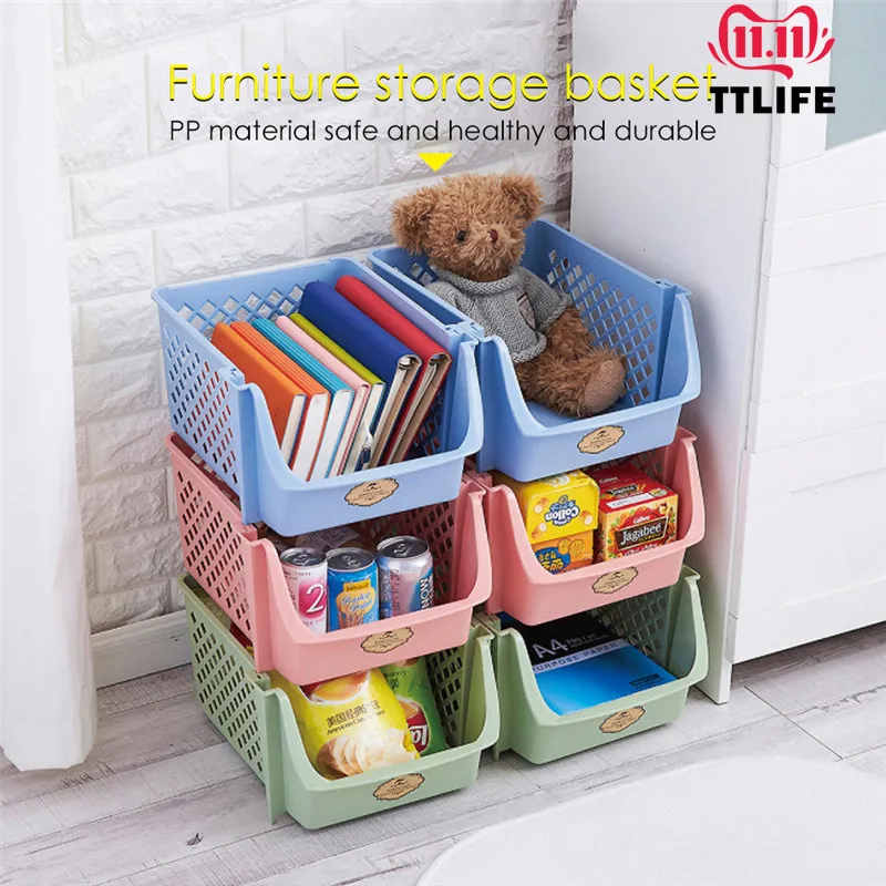 Многофункциональная стойка для хранения TTLIFE кухонная корзина овощей коробка