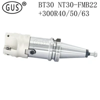 bt30 nt30 fmb22 metric m12 planar milling tool handle300r405063 milling cutter head for plane milling on cnc machine tools