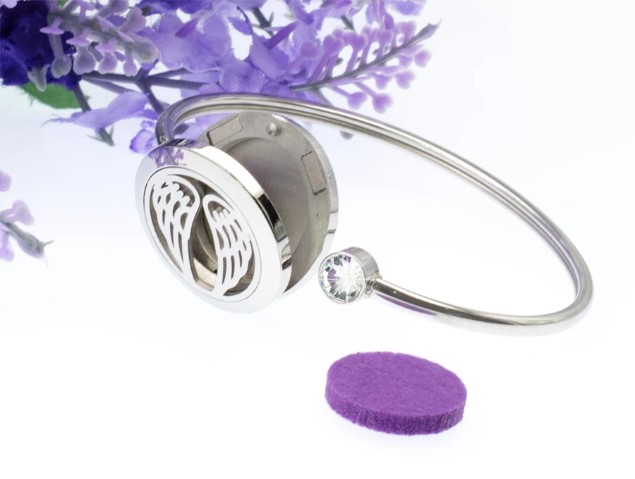 Оптовая продажа поворотный медальон для духов и эфирных масел из нержавеющей