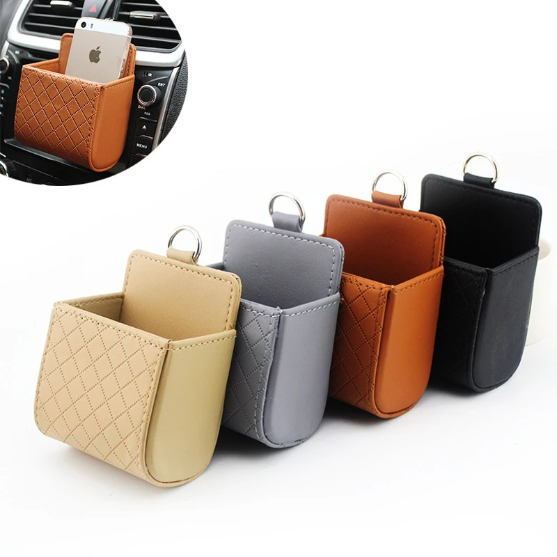 Автомобильный мобильный телефон сумка для хранения ведро из искусственной кожи