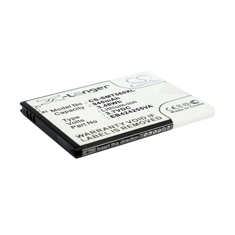 

CS 940mAh/3.48Wh battery for Samsung Character R640,Chat 335,Corby II,Evergreen,GT-C5530,SCH-R560,Tocco Lite 2,