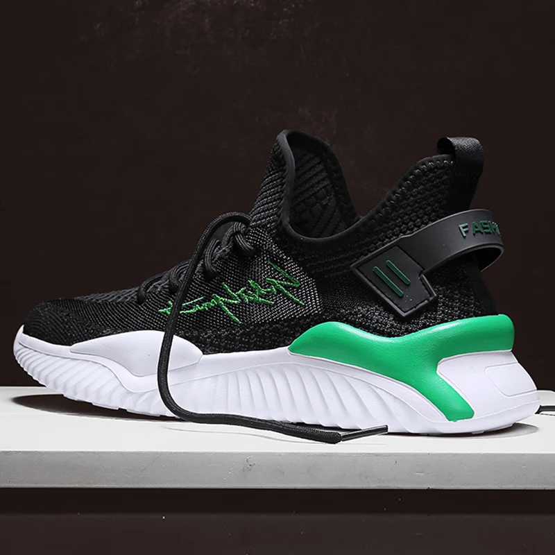 

Male Sneakers Men's Leather Casual Shoes Comfortable Men Breathable Mens Causal Black Fashion Man