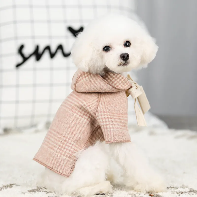 Классическая одежда для собак ветрозащитная домашних животных маленьких