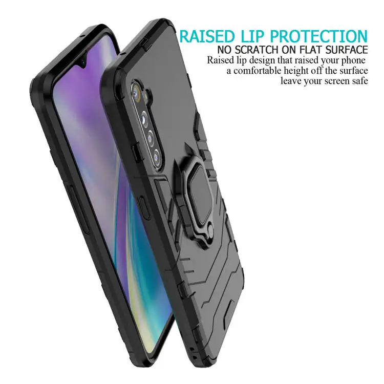 Для Oppo A1K A11X K3 A9 кольцевой держатель чехол для телефона realme 3 5 pro C2 X X2 XT Q Reno 2 магнитный автомобильный противоударный защитный чехол