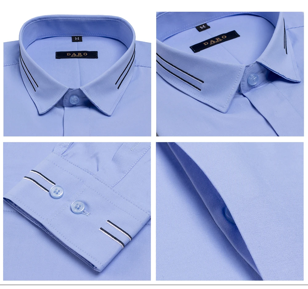 Camisa мужские рубашки с длинными рукавами, мужская рубашка, брендовая одежда, повседневная, приталенная, Camisa, в полоску, Masculina Chemise Homme DR850