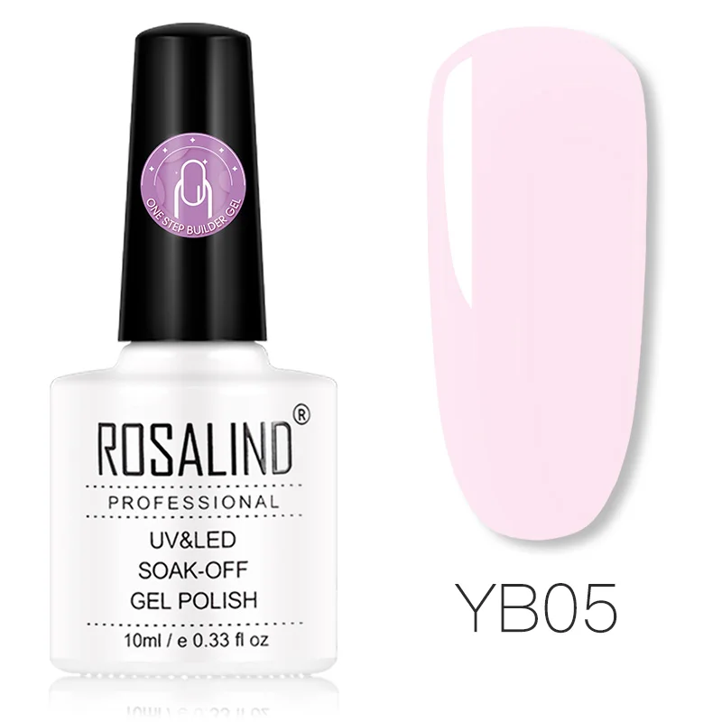 RDYB05 ROSALIND УФ-гель для ногтей один шаг строитель гель поли один шаг для наращивания маникюра без основы Дизайн ногтей набор использовать верхнее покрытие - Цвет: RDYB05