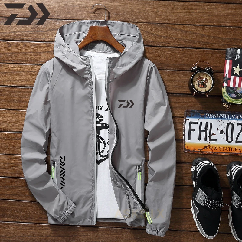 Куртка рыболовная Daiwa Солнцезащитная мужская Тонкая дышащая быстросохнущая