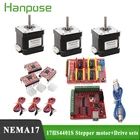 4-свинцовый гравировальный станок 42 с двигателем 17HS4401S + щит с ЧПУ v3 + 3 платы расширения драйвера UNO R3 3D принтер