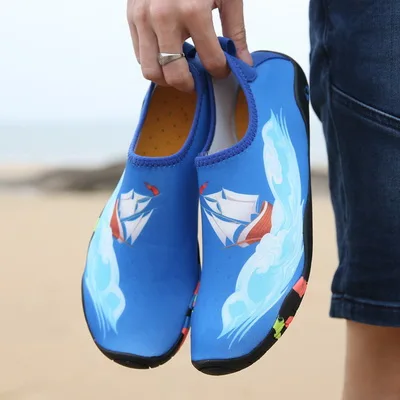 see chart Aqua shoes/Летняя обувь; Мужские дышащие пляжные тапочки; обувь для взрослых; женская обувь для плавания; носки для дайвинга; Tenis Masculino - Цвет: see chart