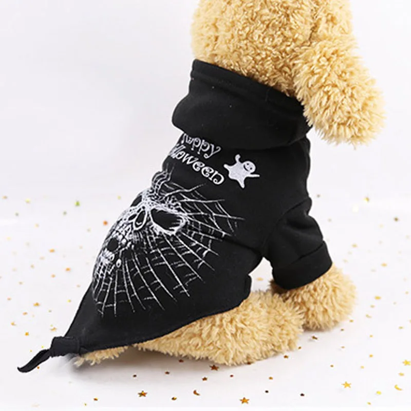 Одежда для кошек смешная одежда домашних животных на Хэллоуин зимняя куртка