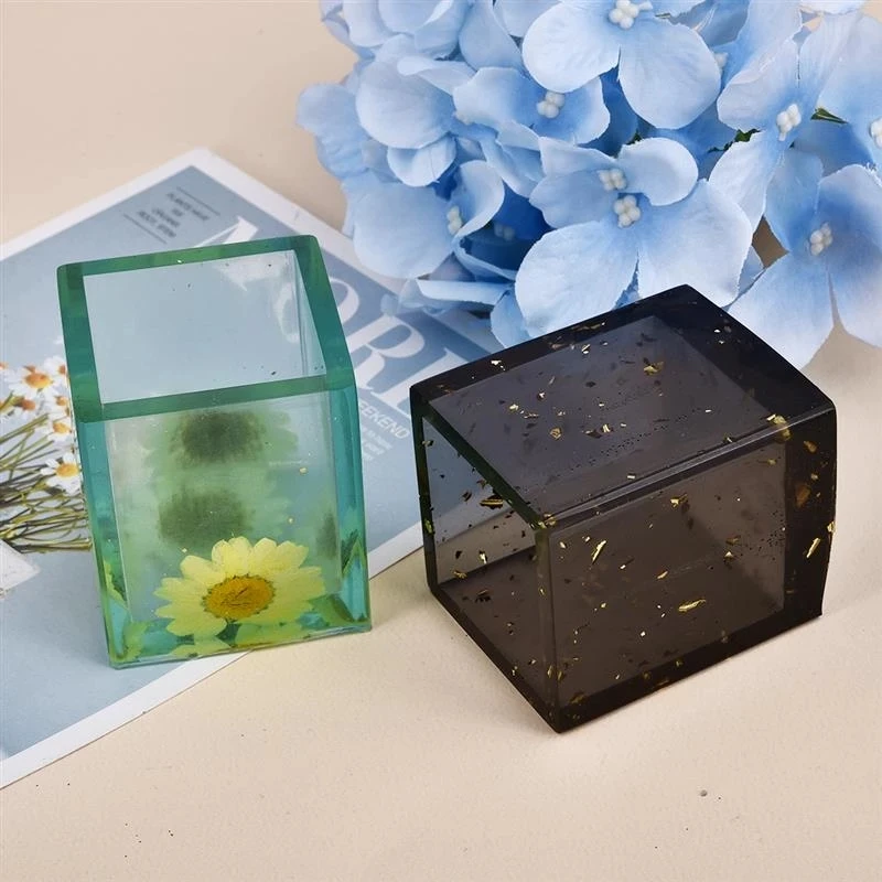 

DIY Epoxy Resin Pen Holder Silicone Mold Jewelry Candy Item Storage Box Handmade Casting Home Decoration Crafts Molds