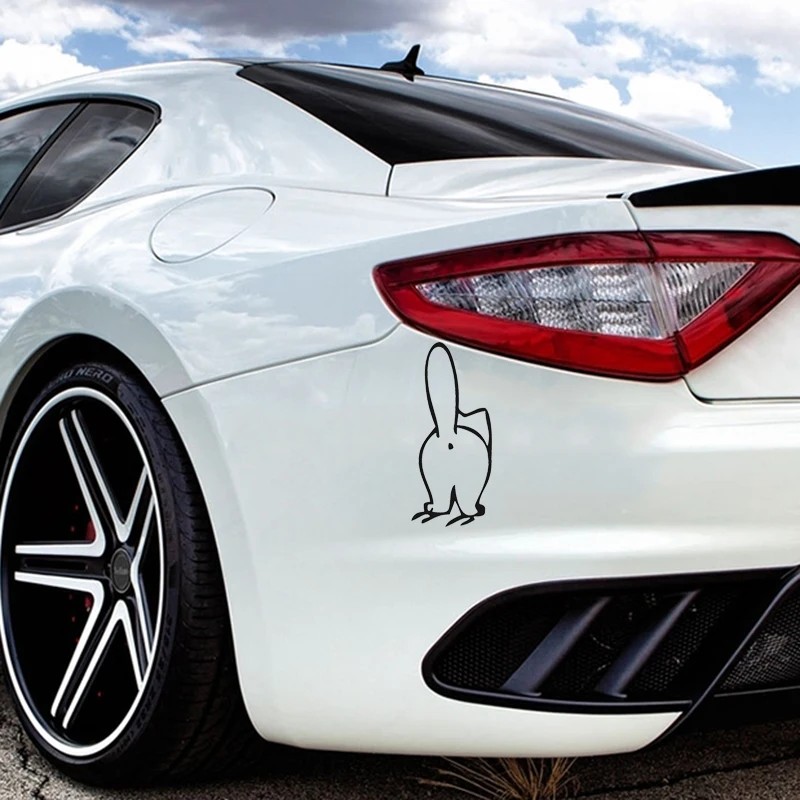 

15cmx7cm Cat butt Car-Sticker Automobiles Motorcycles Window Bumper Laptop Vinyl Decal PVC Decorative Goods