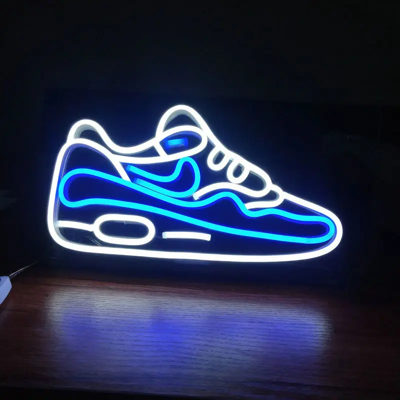 

Home decoration Birthday gift LED Shoes Neon Light Sign Sneaker neon lighting Board Display For Store