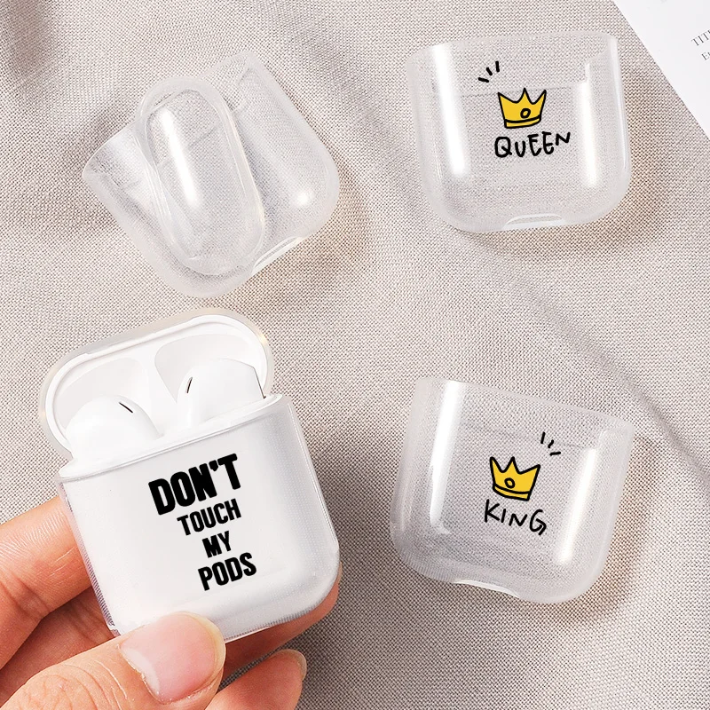 Жесткий защитный чехол с изображением любящего сердца для наушников Apple Airpods 1/2 |