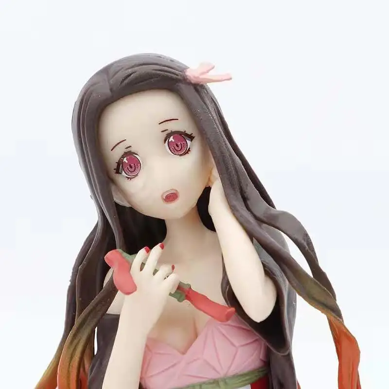 

1Pcs 12cm Holiday Anime Figure Demon Slayer Kamado Nezuko Action Figure Kneeling Version Nezuko Kamado PVC figure Toy Brinquedos
