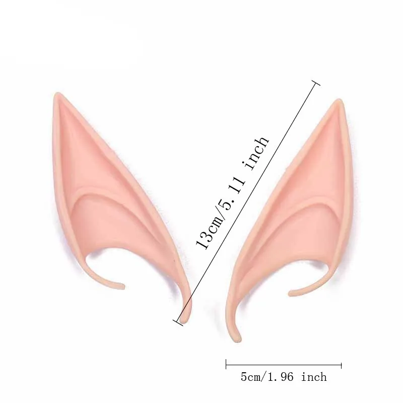

Simulation Elf Ears Cosplay Props Monsters Toys Adult Anti Stress Toys For Children Kid Funny Gadgets Party Gift Accessories #07