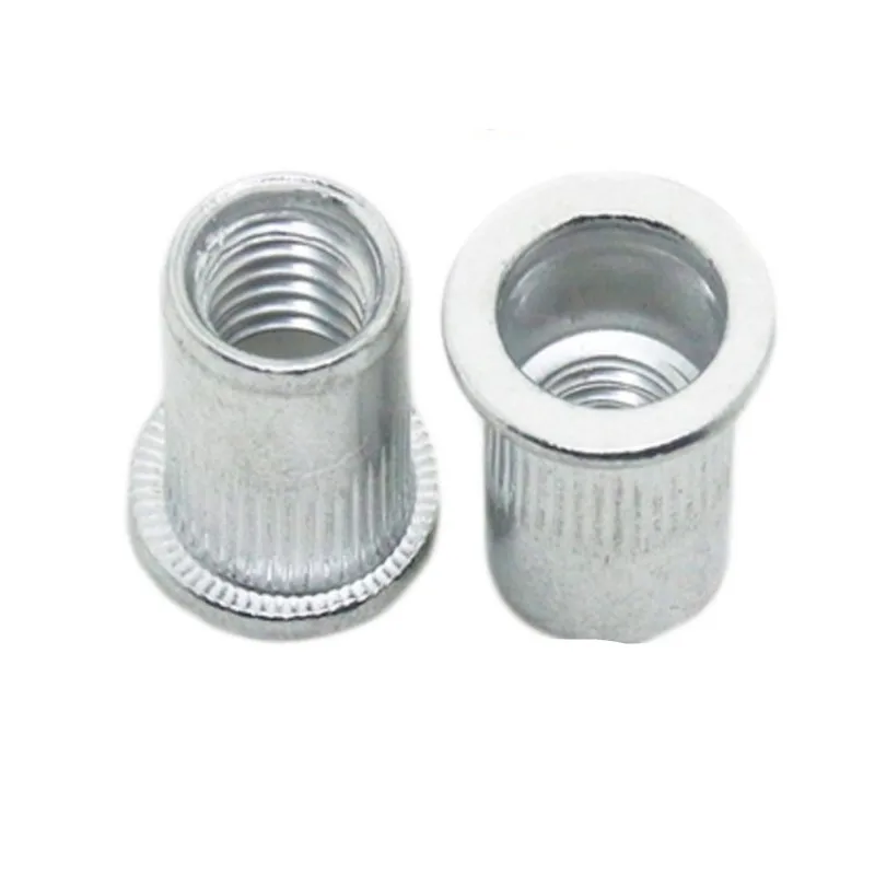 10 50 шт. алюминиевая заклепочная гайка с плоской головкой Rivnut кольцевой