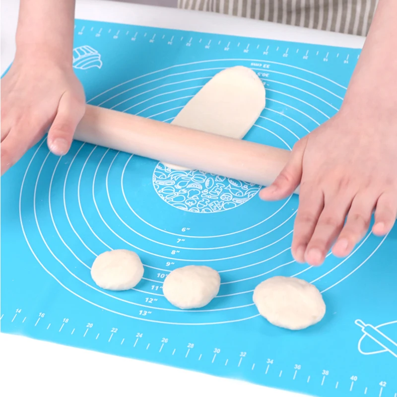 Multi-size Silicone Baking Mat Sheet Extra Large for Rolling Dough Macaroo Pizza Non-Stick Maker Holder Pastry | Дом и сад