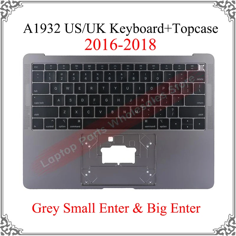 13 3 дюймовая Клавиатура для ноутбука US UK 2016 2018 Macbook Air Grey A1932 клавиатура с верхним
